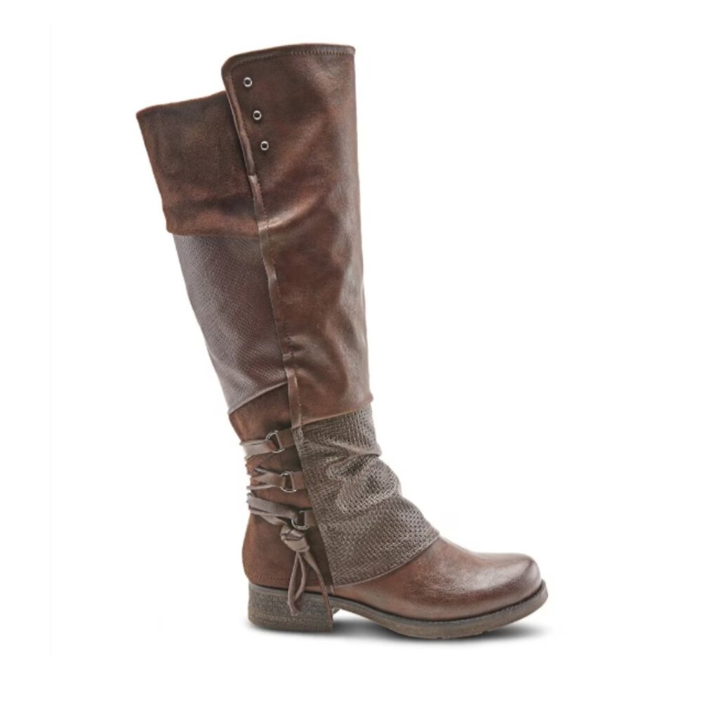 Patrizia Maxie Brown Knee-High Boots – Size 41 (Fits Like Women’s 9.5)
